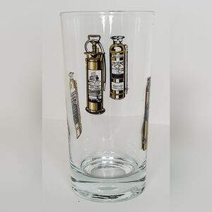 Vintage, MCM 1950's Fire Extinguisher Highball Drinking Glass - Rare